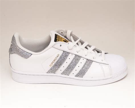 adidas superstar glitter trainers|adidas superstar silver glitter.